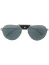 Cartier Santos De  Sunglasses In Metallic