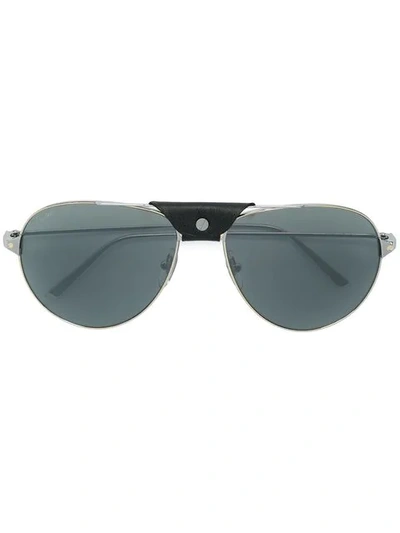 Cartier Santos De  Sunglasses In Metallic