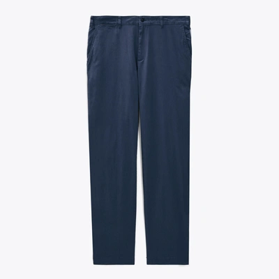 Nautica Men's Classic-fit Stretch Solid Flat-front Chino Deck Pants In Blue