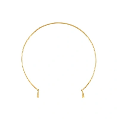 Susan Caplan Contemporary Tal Collar In 18ct Gold Vermeil