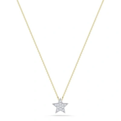 Dana Rebecca 14ct Yellow Gold And Diamond Star Necklace