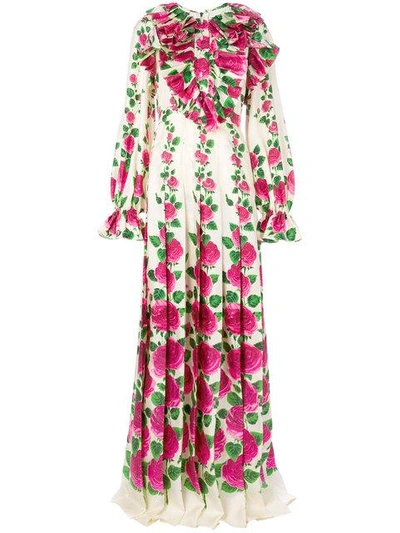 Gucci Rose Garden Print Gown