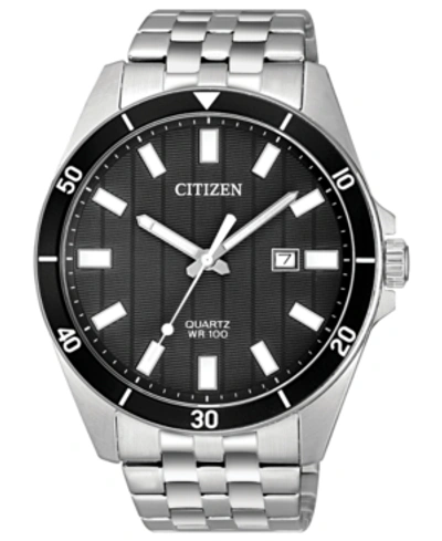 Citizen Men's Quartz Stainless Steel Bracelet Watch 42mm In Silver-tone