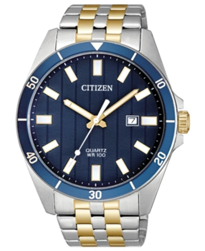 Citizen Men's Quartz Two-tone Stainless Steel Bracelet Watch 42mm Women's Shoes