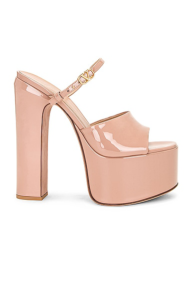 Valentino Garavani Pink Platform Heeled Sandals