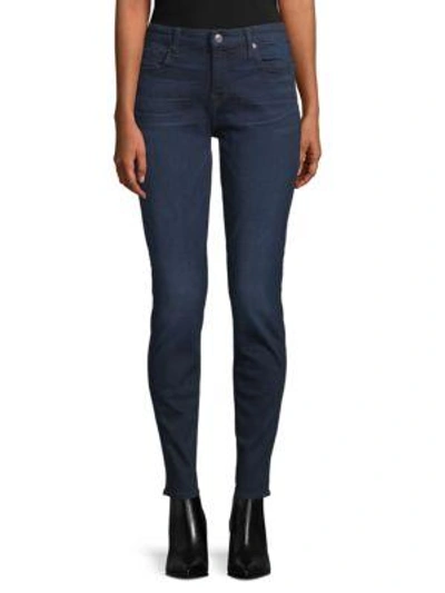 7 For All Mankind Slim Illusion Luxe Skinny Jeans In Twilight Blue