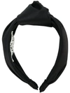 Eugenia Kim Maryn Satin Headband In Black