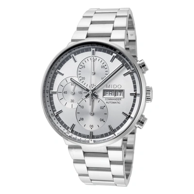 Mido Men's Commander Ii 42.5mm Automatic Watch In Silver