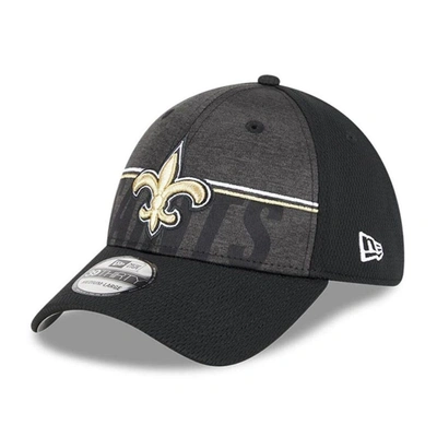 New Era Black New Orleans Saints 2023 Nfl Training Camp 39thirty Flex Fit Hat