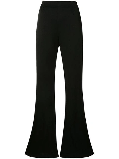 Galvan High Waisted Flared Trousers