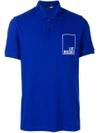 Love Moschino Embroidered Logo Polo Shirt - Blue