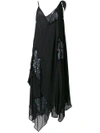 Giacobino Sequin Details Maxi Dress - Black