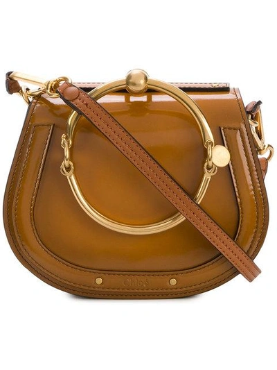 Chloé Nile Shoulder Bag In Brown