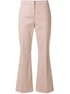 N°21 Ruffle Detail Flared Trousers