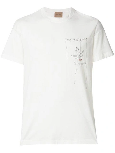Federico Curradi Embroidered Logo T-shirt - White