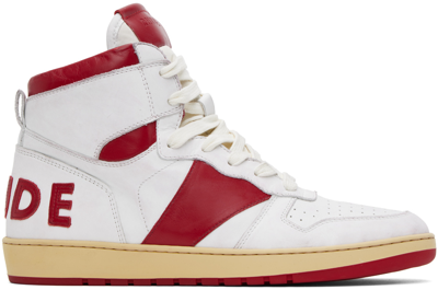 Rhude White Rhecess-hi Trainers