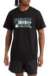 Icecream Drop Graphic T-shirt In Black
