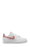 Nike Air Force 1 '07 Gingham Accents Sneakers In White