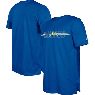 New Era Powder Blue Los Angeles Chargers 2023 Nfl Training Camp T-shirt In Royal