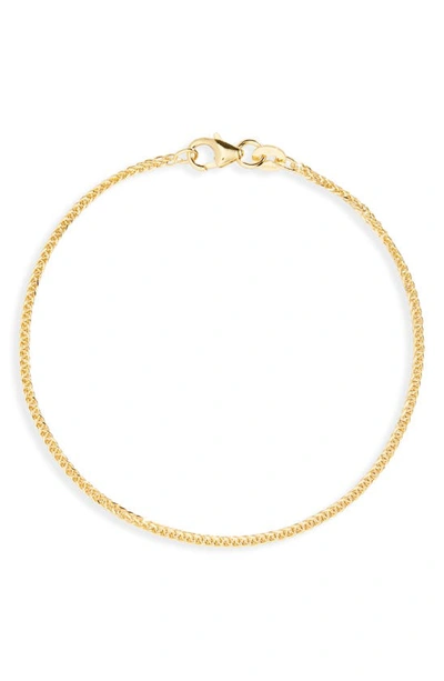 Bony Levy 14k Gold Wheat Chain Bracelet In 14k Yellow Gold