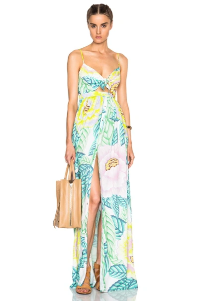 Mara hoffman flora stone maxi dress top