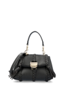Chloé Penelope Grained Leather Bag In Black