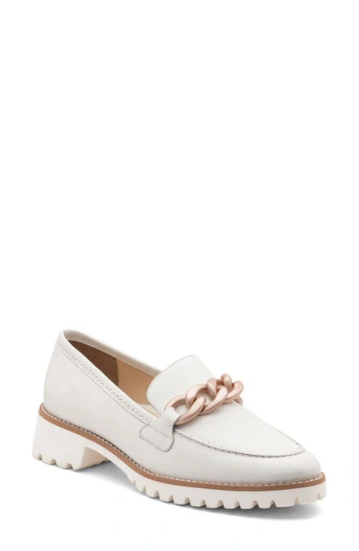 Ara Kiana Lug Sole Loafer In Cream Calf