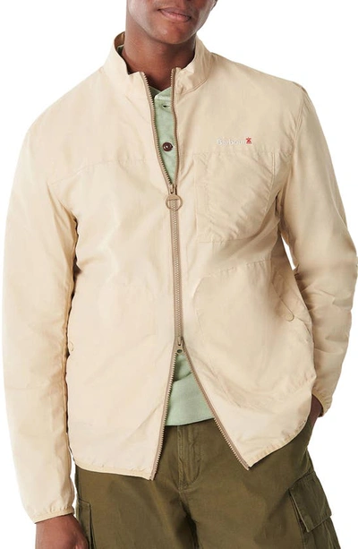Barbour Tarbley Casual Tailored Fit Nylon Jacket In Putty