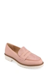Journee Collection Kenly Penny Loafer In Blush
