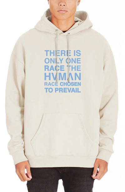 Hvman Graphic Pullover Hoodie In Cream