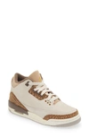 Jordan Kids' Air  3 "palomino" Sneakers In Light Brown/ Metallic Gold