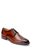 Warfield & Grand Hobbs Plain Toe Derby In Cognac