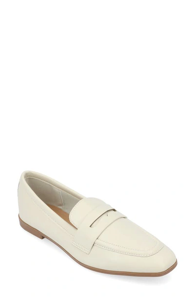 Journee Collection Myeesha Penny Loafer In Bone