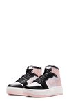 Jordan Air  1 Elevate High Top Sneaker In Black/ Atmosphere/ White/ Sail