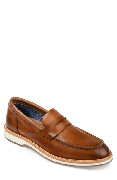 Thomas & Vine Watkins Leather Penny Loafer In Green