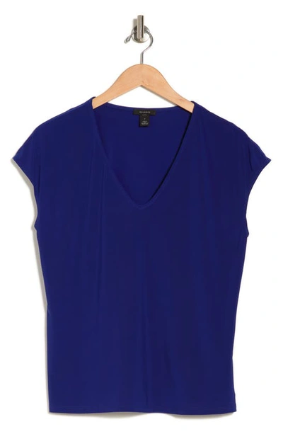 Halogen V-neck Dolman Sleeve T-shirt In Bella Electric