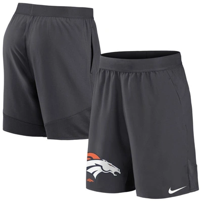 Nike Men's Dri-fit Stretch (nfl Denver Broncos) Shorts In Black