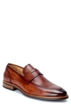 Warfield & Grand Camino Penny Loafer In Cognac