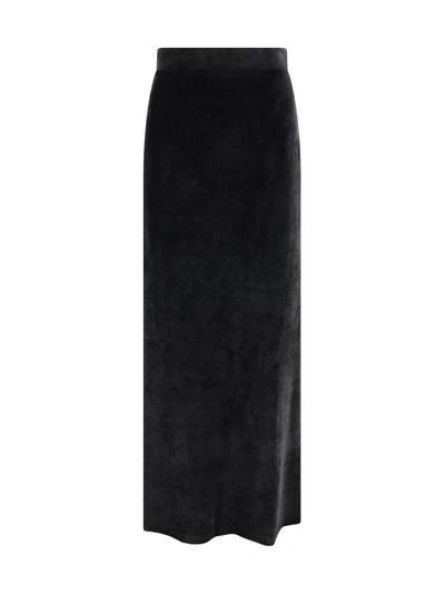 Balenciaga Maxi Skirt In Black