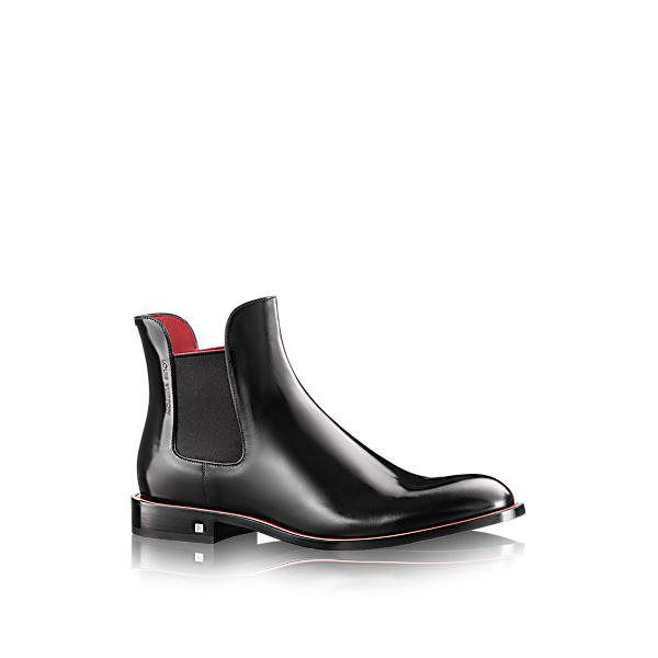 Louis Vuitton Red Line Chelsea Boot | ModeSens