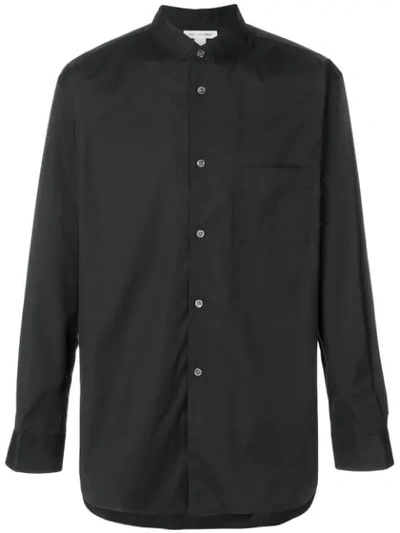 Comme Des Garçons Shirt Long-sleeve Fitted Shirt - Black