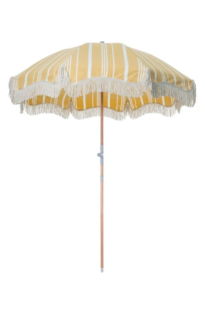 Business & Pleasure Co. Premium Beach Umbrella In Vintage Yellow