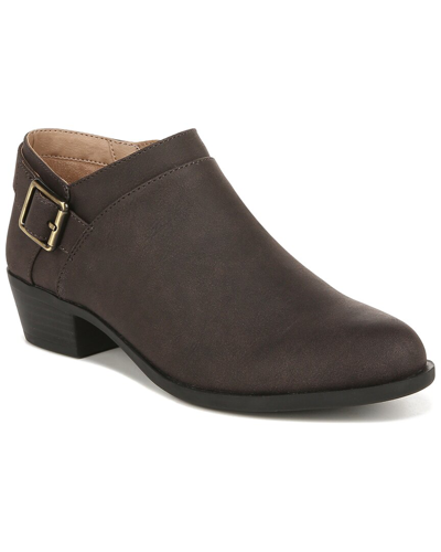 Lifestride Alexi Shooties In Dark Chocolate Faux Leather
