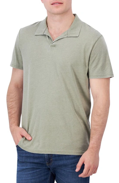 Lucky Brand Johnny Collar Polo In Oil Green