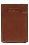 Cole Haan Diamond Leather Bifold Wallet In Tan