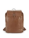Cole Haan Flap Leather Backpack In Woodbury