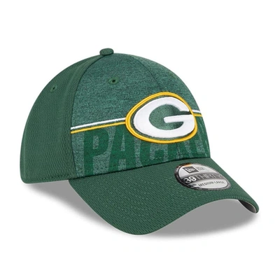 New Era Green Green Bay Packers 2023 Nfl Training Camp 39thirty Flex Fit Hat