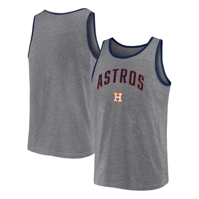 Fanatics Branded  Heather Gray Houston Astros Primary Tank Top