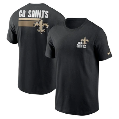 Nike Black New Orleans Saints Blitz Essential T-shirt In Black