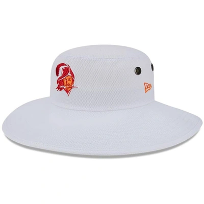 New Era White Tampa Bay Buccaneers 2023 Nfl Training Camp Throwback Panama Bucket Hat